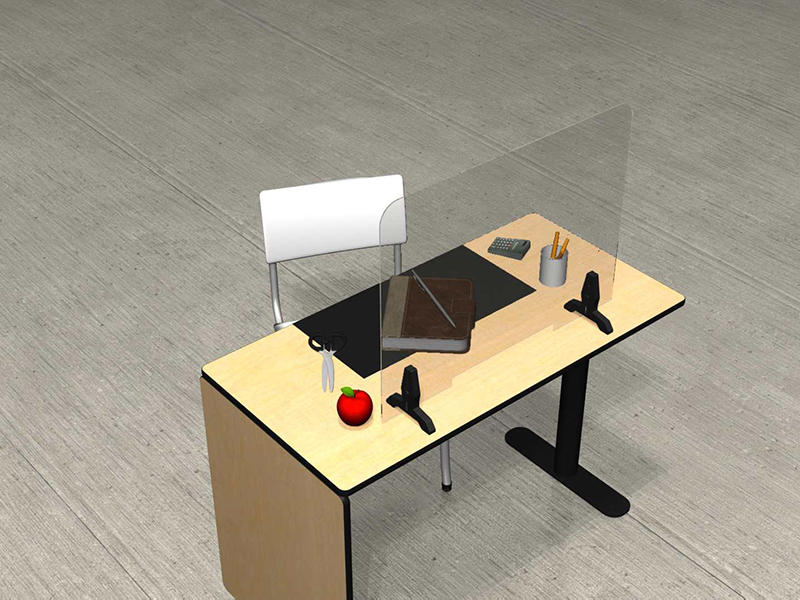 Clear Acrylic Partitions Alliance Trade Show