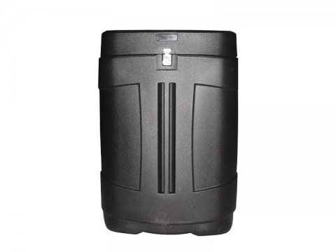 All-in-One Oval Shipping Case All-in-One Oval Shipping Case with Integrated Wheel, Latch and Handle