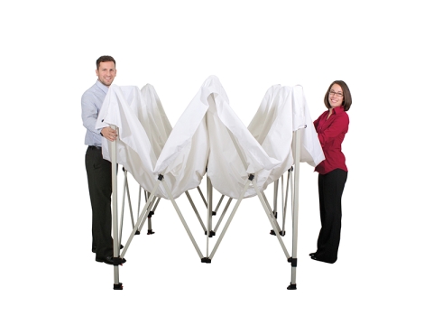 Deluxe 10ft Canopy Tent Kit Set-up