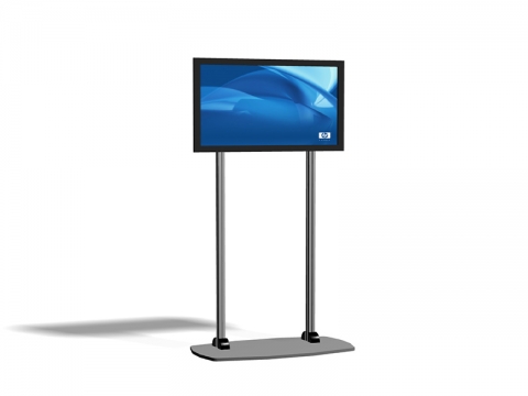 Exhibitline EX.1 LCD Monitor Stand Left View