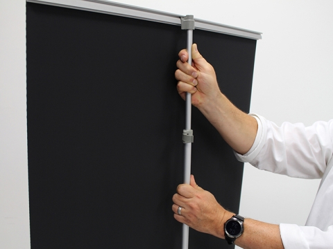 GPS Retractable Banner Stand Adjustable Pole GPS Retractable Banner Stand Adjustable Pole