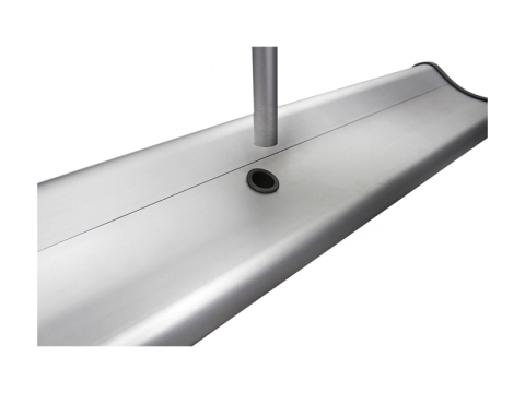 GPS Retractable Banner Stand Base with Support Pole GPS Retractable Banner Stand Base