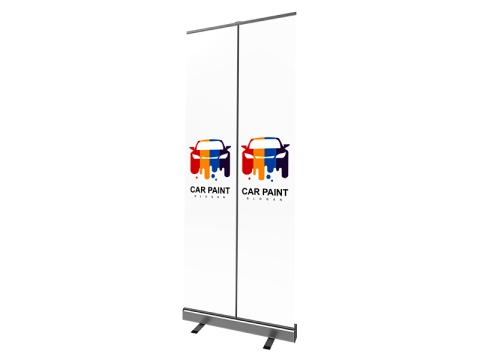 Mosquito 800 Retractable Banner Shield with Printed Graphic