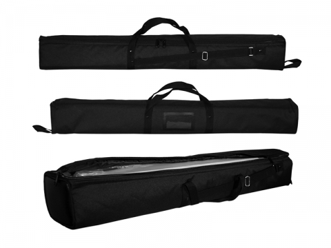 Pronto Padded Nylon Carry Bag, Three Views, Zips Long Way, Handle and Carry Strap