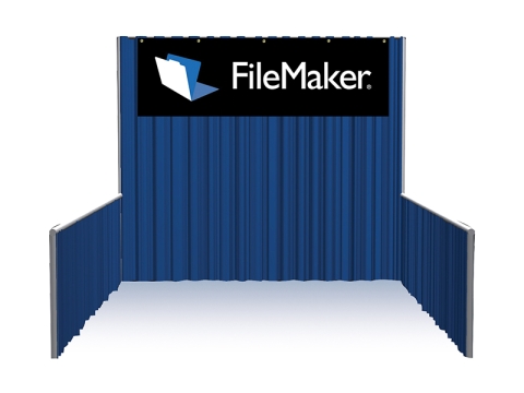 Pipe and Drape Booth in a Bag Header Banner