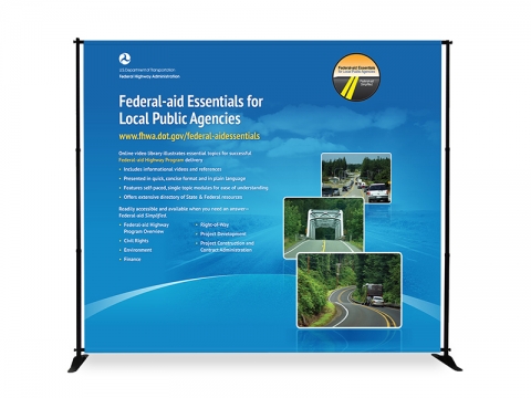 Slider 10ft Adjustable Banner Stand & Graphic