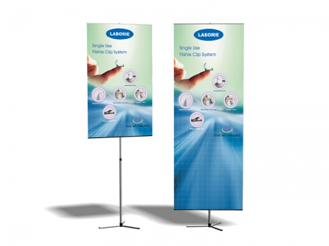 Duo Sprint Adjustable Banner Stands