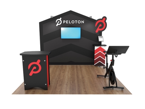 Symphony SYK-1033 Modular Exhibit with Counter Straight View Symphony SYK-1033 Modular Exhibit with Counter and LCD Monitor Straight View