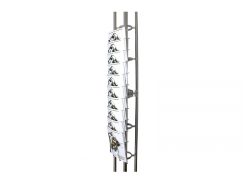 Optional Orbital Truss Literature Holder Optional Orbital Truss Literature Holder Shown with Literature