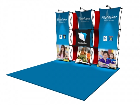 Xpressions CONNEX 10ft Kit "D" Pop-up Display Right View