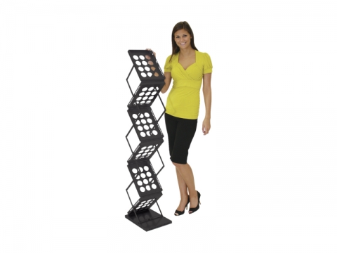 ZedUp 1 Literature Rack Black