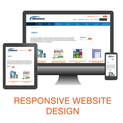 Responsive Design Web Site, Compter, Tablet, Phone