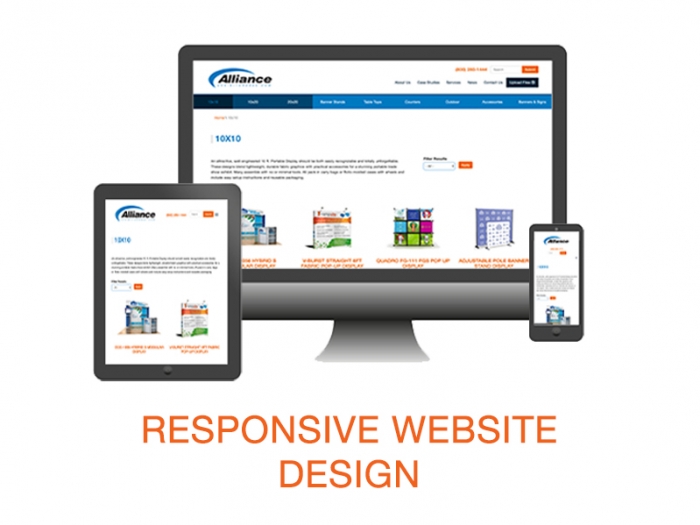 Responsive Design Web Site, Compter, Tablet, Phone