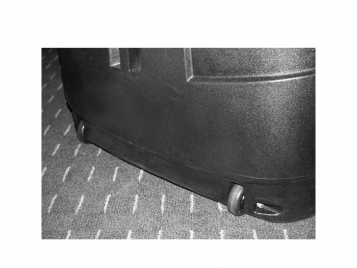 All-in-One Oval Shipping Case Integrated Wheels
