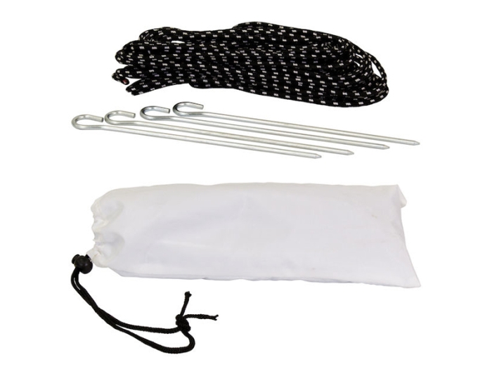Deluxe 10ft Canopy Tent Kit Ground Stakes and Rope