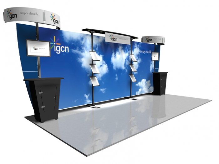 Exhibitline EX.1020.1.NLC1 20ft Inline Hybrid Display