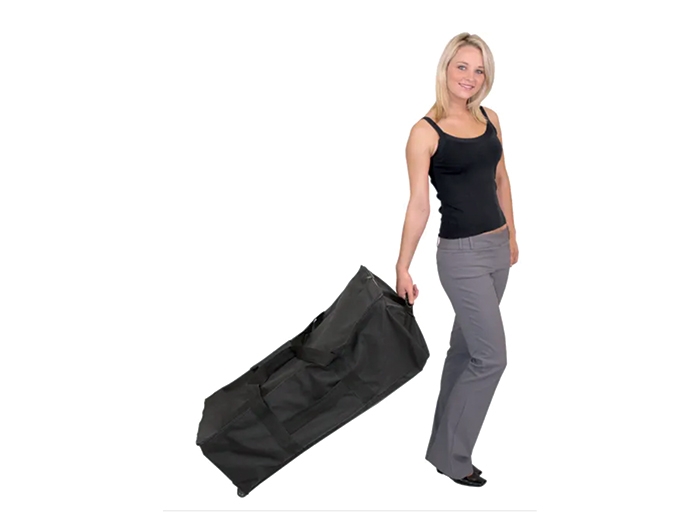 Hopup Carry Bag with Wheels Hopup Carry Bag with Wheels Pulled by Girl