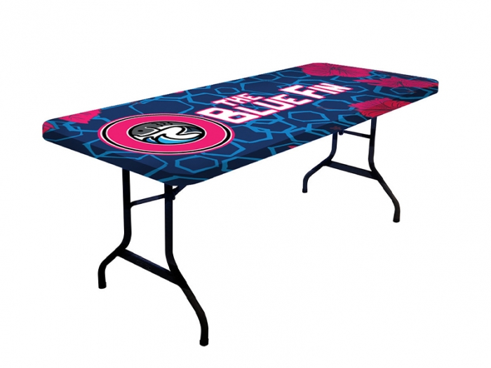 ONE CHOICE 6ft Stretch Table Topper Dye Sub Printed Graphic