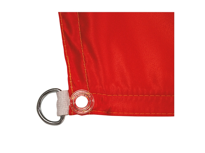 Satin Dye Sublimation Banner Grommet Close-up