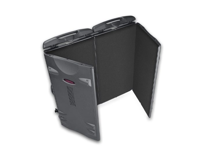 ShowMax Self-Packing Tabletop Display Open