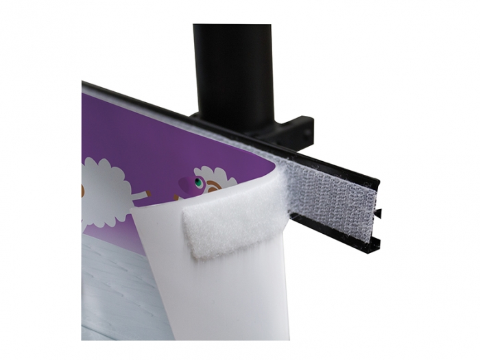 Tablet Display Stand Banner Velcro