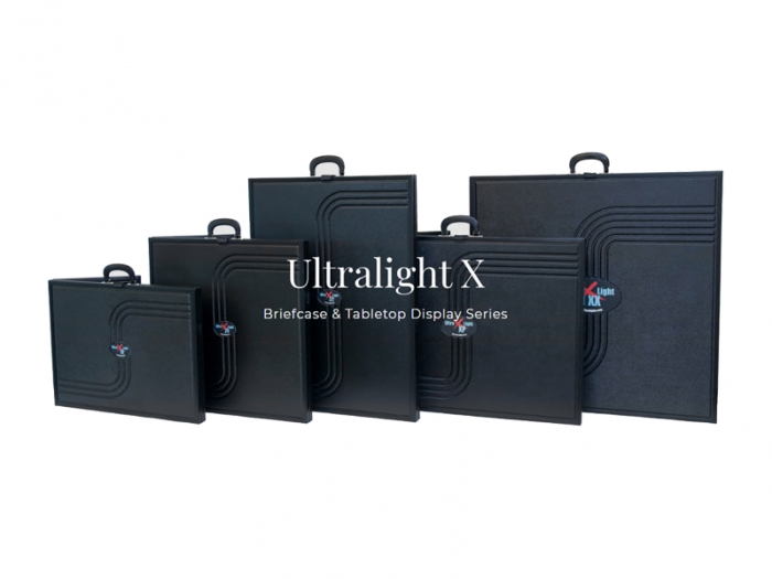 Armstrong UltraLight X Series Folding Panel Display Lineup Sizes