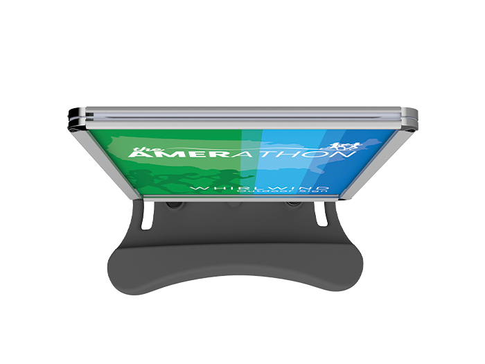 Whirlwind Outdoor Sign Stand Top View