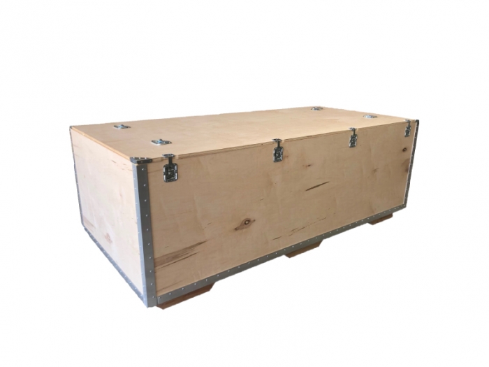 XR.1020.K2 Wood Shipping Crate with Locks